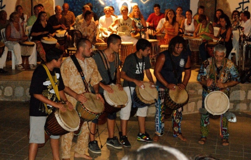 Corso di percussioni africane con RuggeroArtale a Etnie 2012 - Foto di Antonella Palmucci